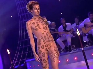 XHamster Porno - Sexy Girls Nude Body Painting Television Show Contest